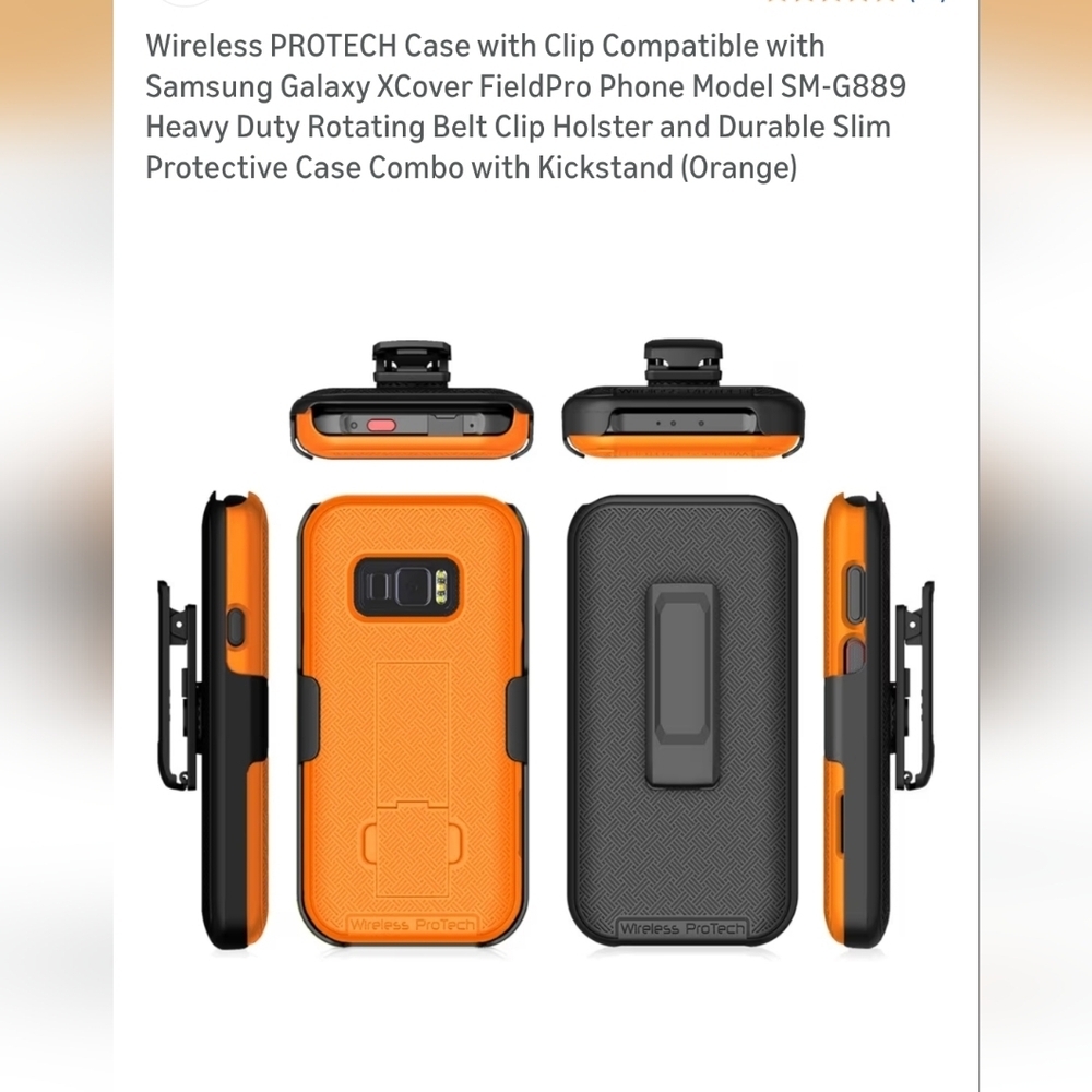 Wirless Protech Case Compatible With Samsung - NEW - Picture 5 of 7